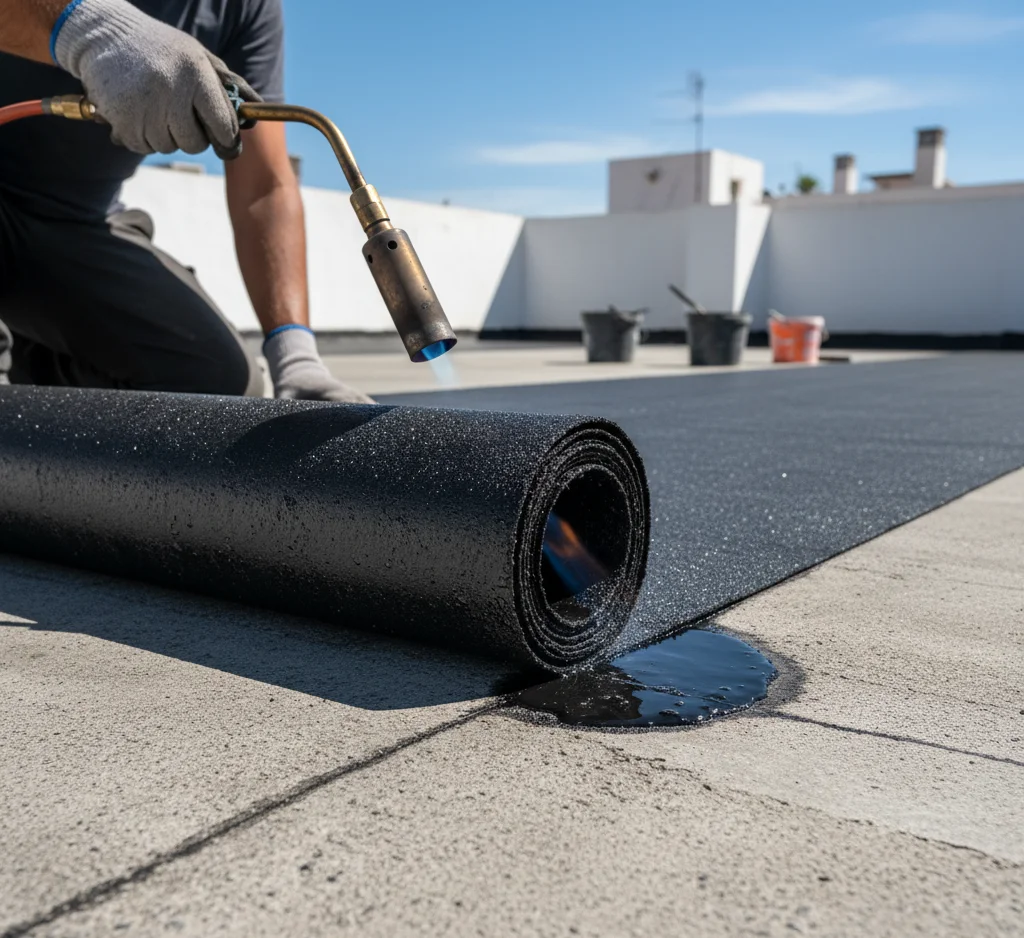 pintura y limpieza de fachadas en Málaga con plataforma elevadora