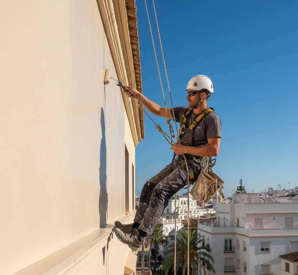 reparación de grietas en fachadas de edificios en Málaga